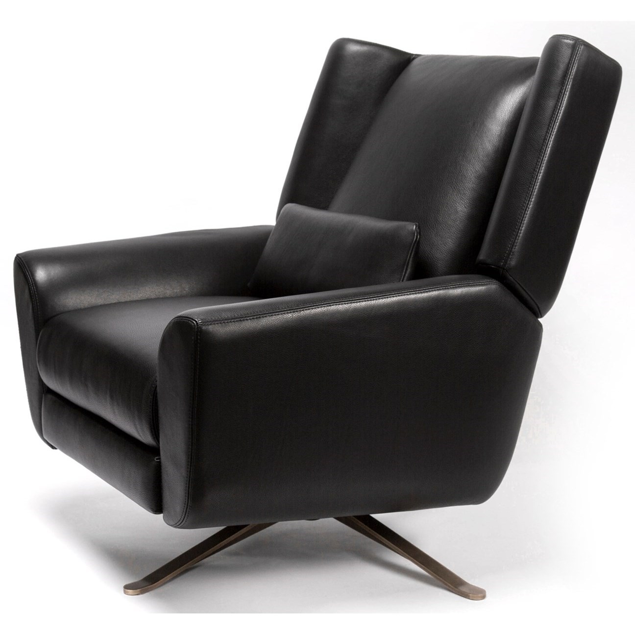 American Leather Burke BUE REC ST Contemporary High Leg Push Back